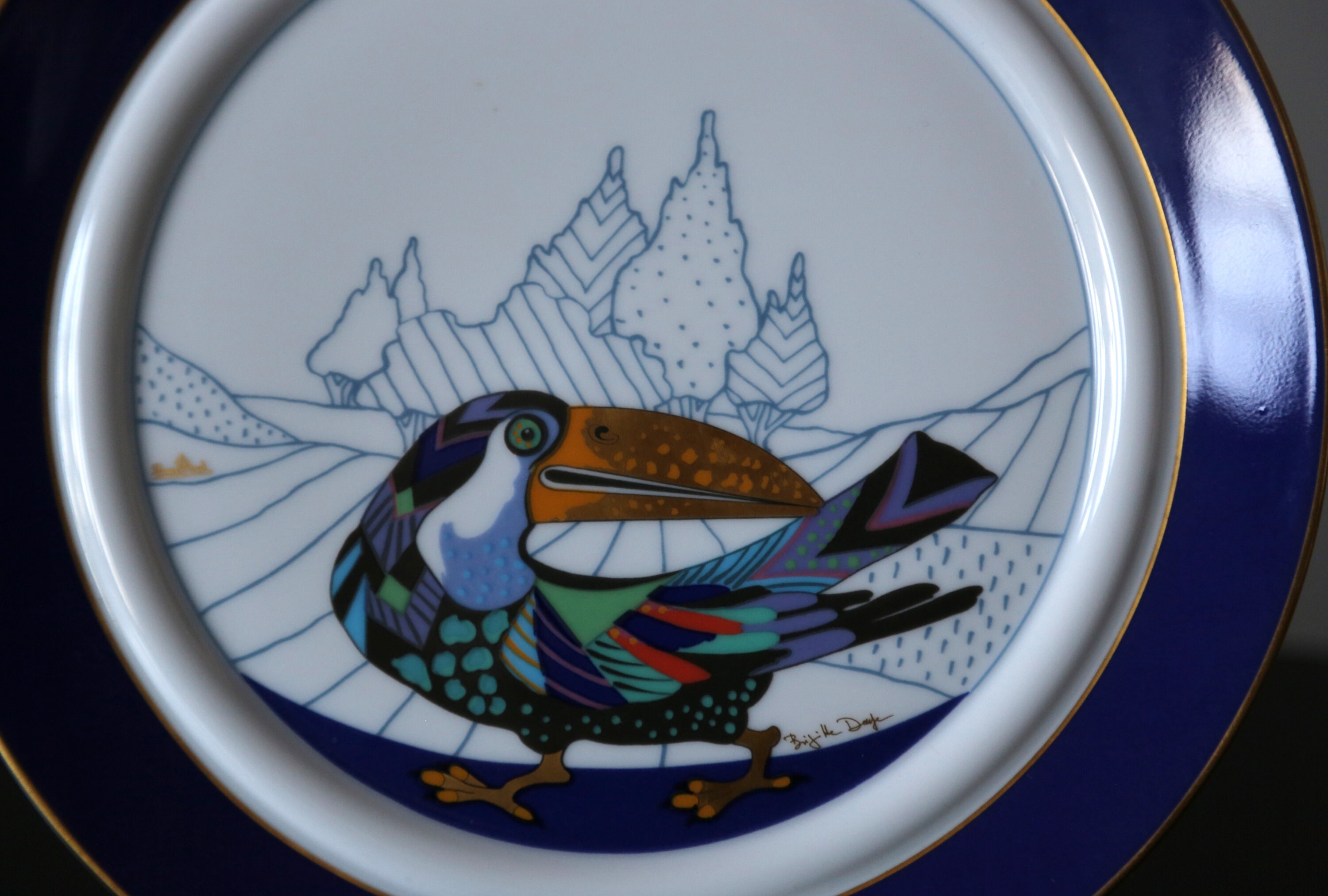 Rosenthal Studio Line Fauna Fantastica Porcelain Plate Brigitte