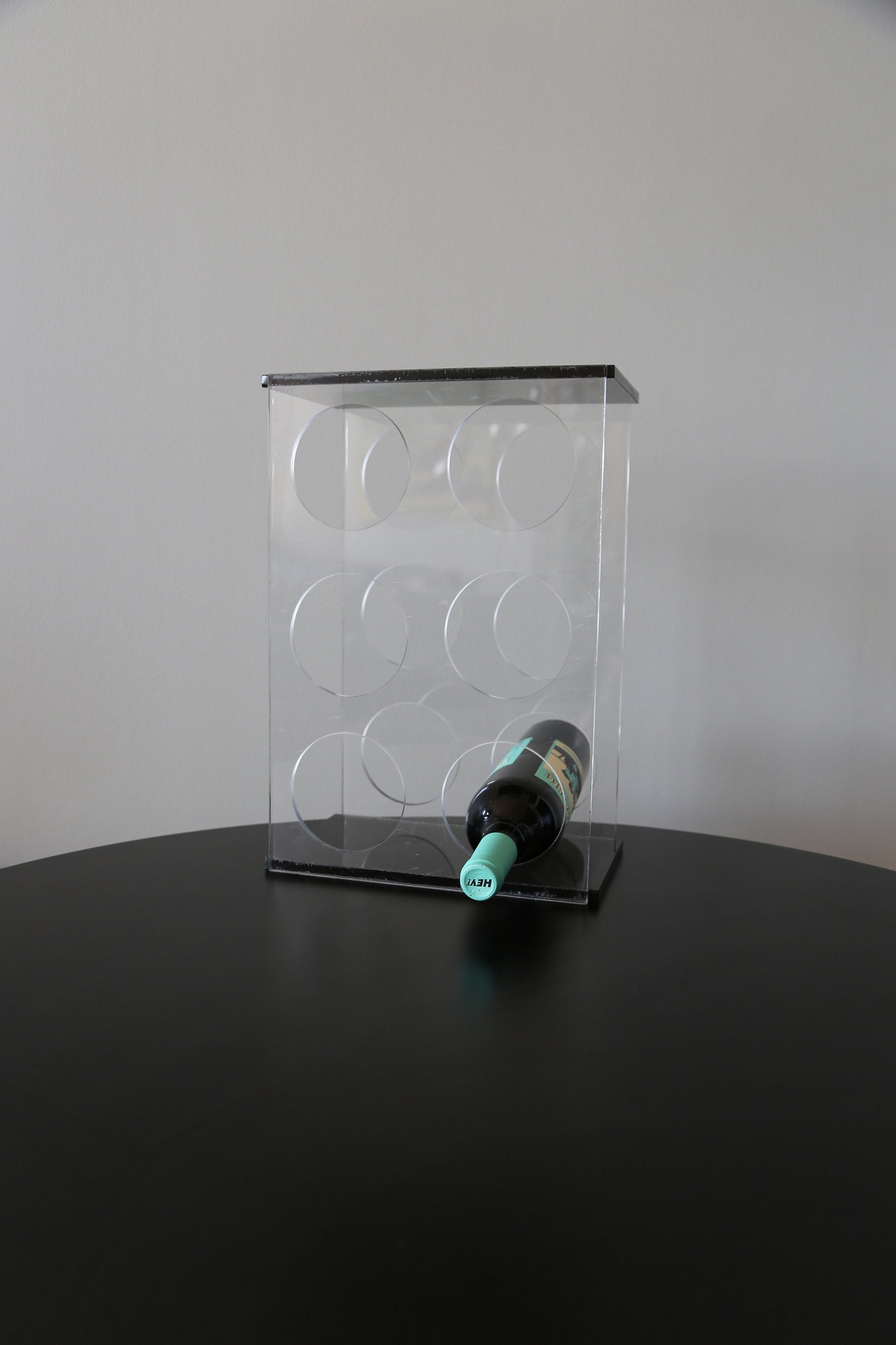 Lucite wine rack sale