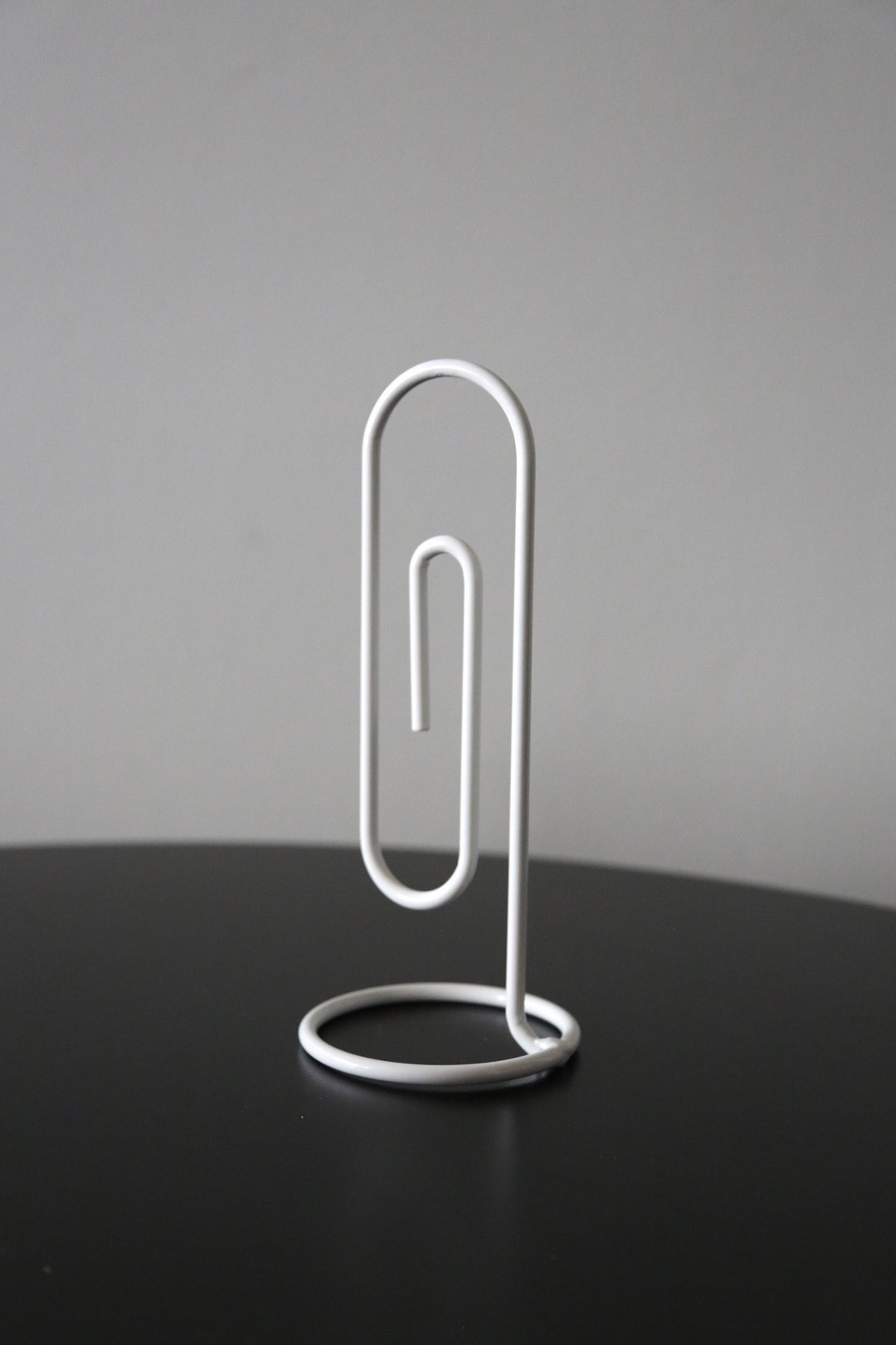 Mid Century Jumbo Paper Clip Memo Letter Holder Vintage Desk Etsy