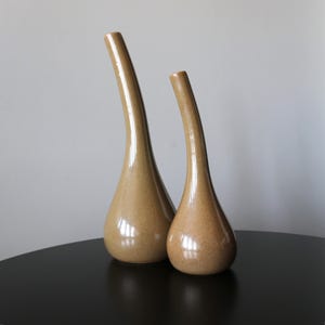 Royal Haeger Long Neck Vase Bent Ceramic Pottery - Large + Medium - Sold Separately