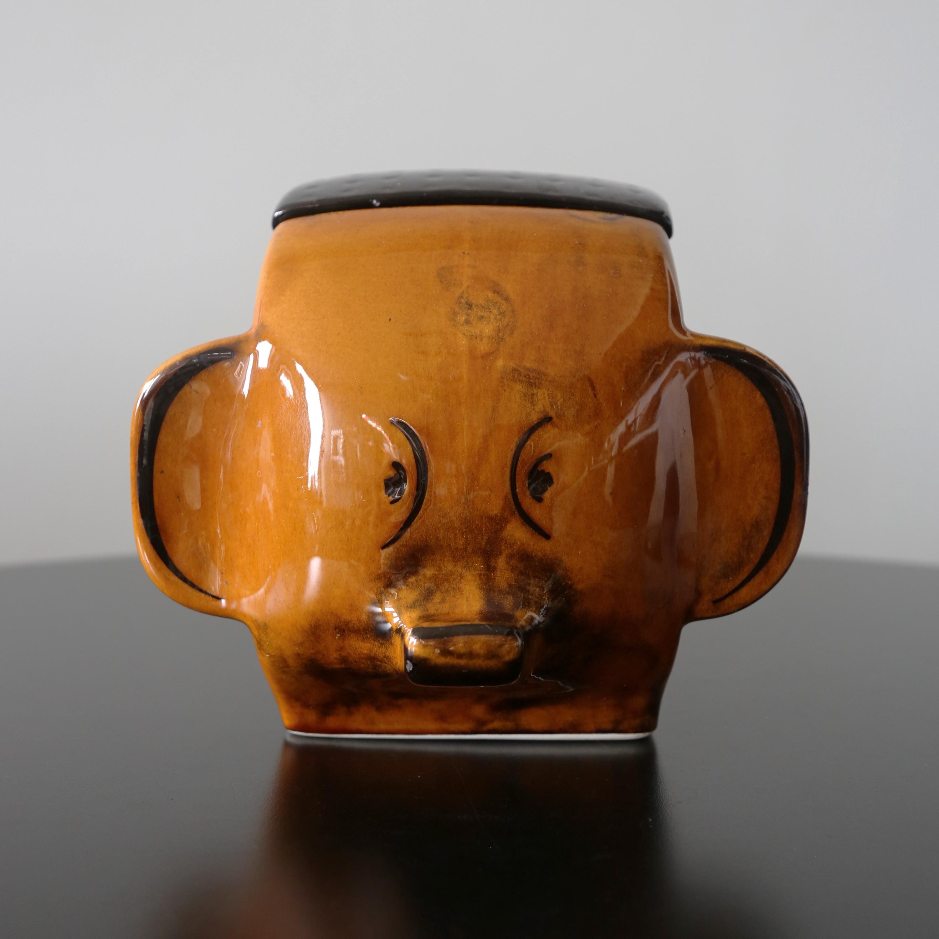 HTF ミッドセンチュリー エレファント クッキージャー ホリデー