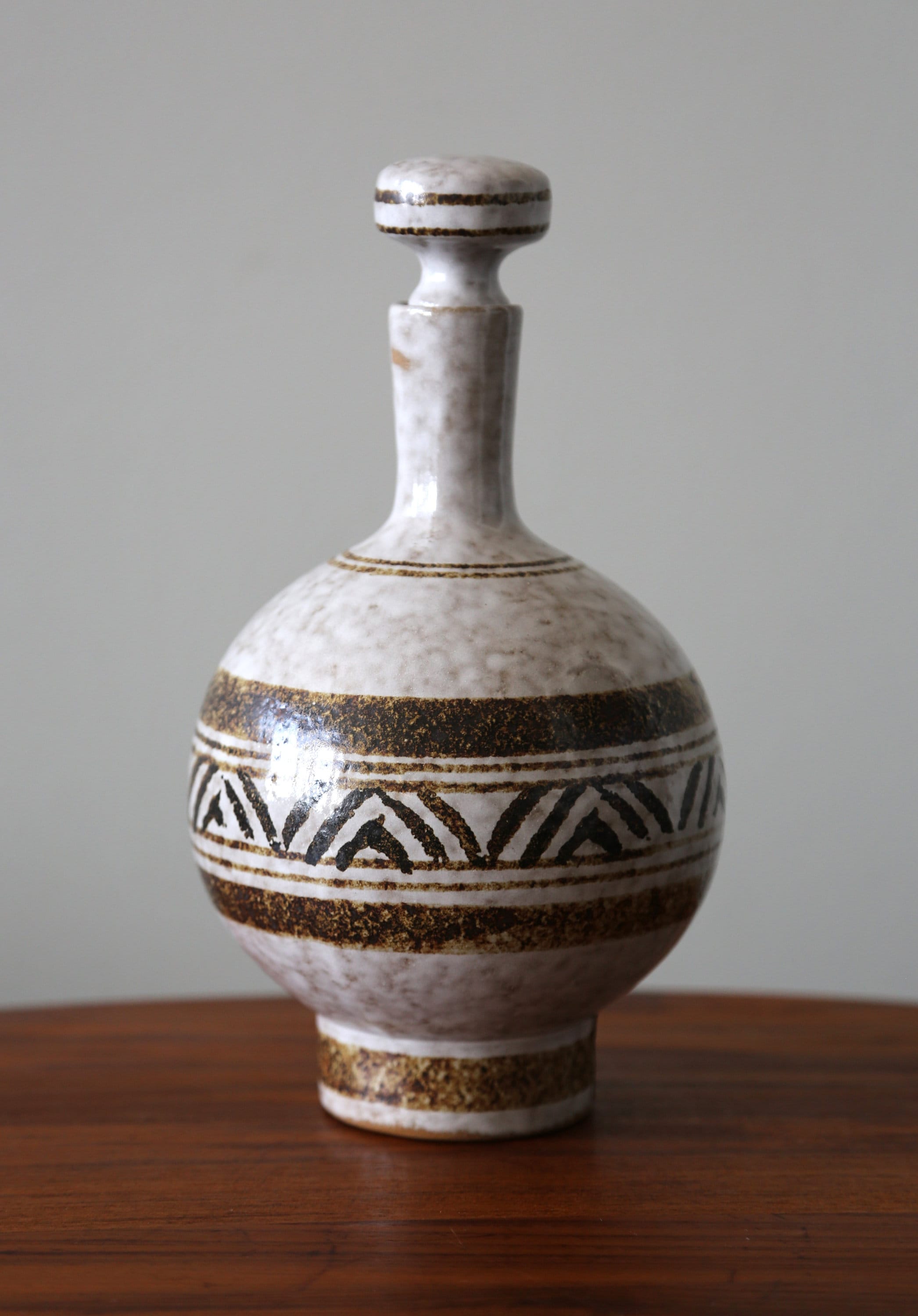 希少】50年代スカルデキャンタ 陶器 ヴィンテージ ミッドセンチュリー