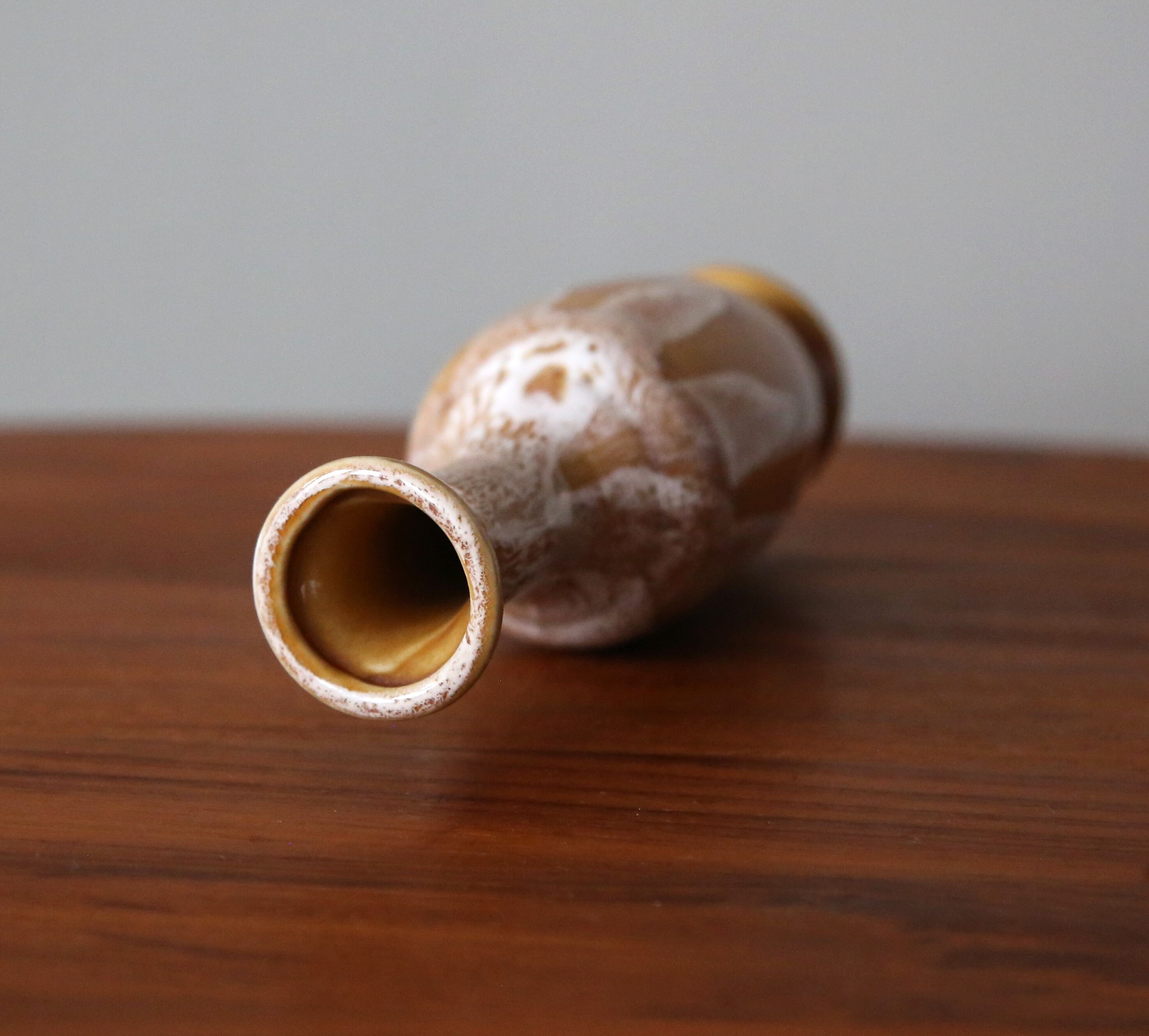 Vintage Drip Glaze Bud Vase Japanese 1960s Handmade Vase Mid Century ...