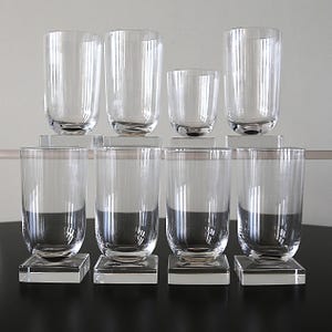 Holmegaard Hellas Akva Vase: Signed Ice Blue Glass, Danish Mid