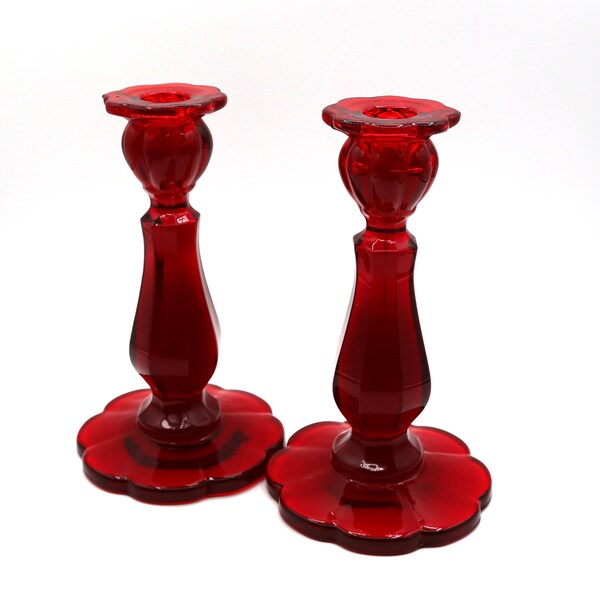 Flower Candlesticks Etsy