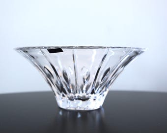 Waterford Marquis Sheridan Crystal Bowl Vintage Clear Cut Glass w/ Original Label