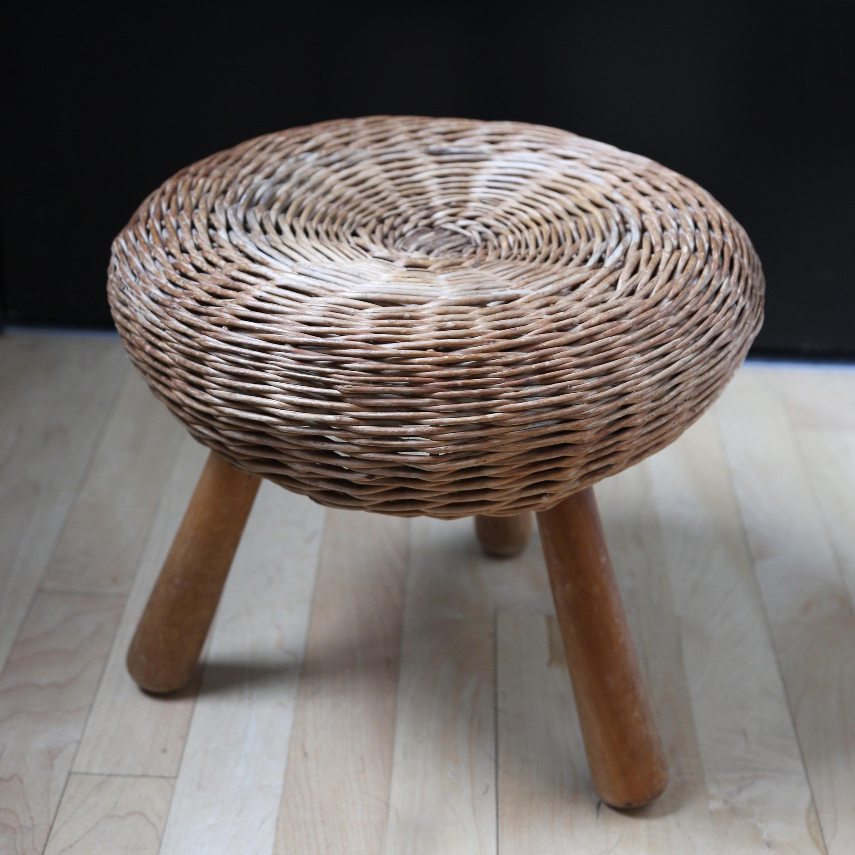 ビンテージ Tony Paul ラタンスツール トニーポール vintage Tony Paul Stool - Etsy