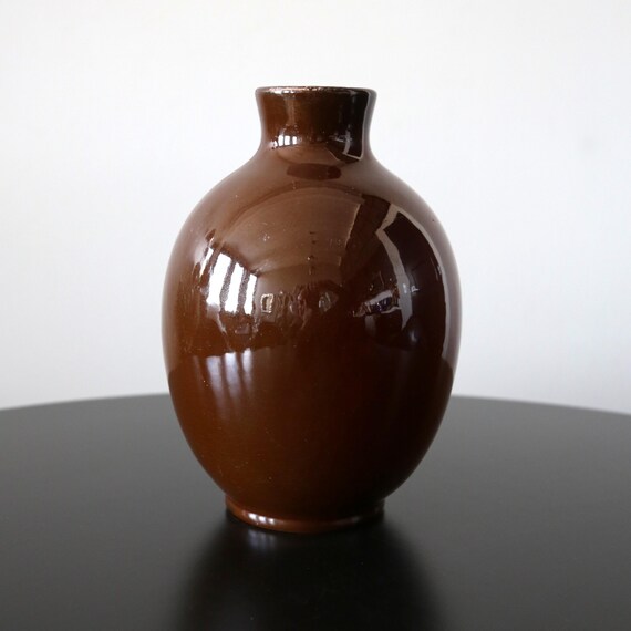 1900年代初頭のローズヴィル・ロザネ・ロイヤルウェアの花瓶：手描きの