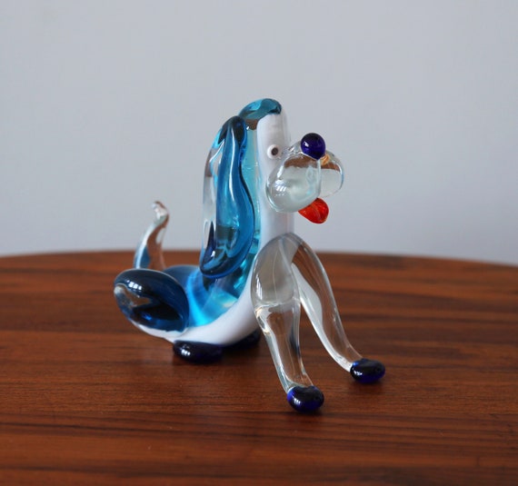 * vintage dog ornament ❀  blue eye ワンちゃん vintage dog ornament ❀ blue eye ワンちゃん