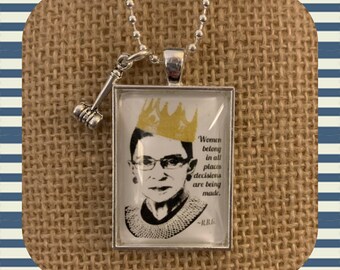 Ruth Bader-Ginsburg jewelry!  Honoring the Notorious RBG!