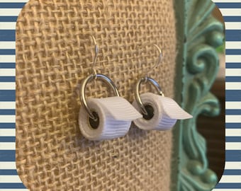 Toilet Paper Earrings!