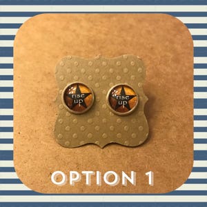 Hamilton-inspired Earrings! Custom design!