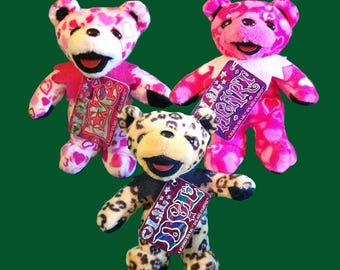 ぬいぐるみ Devotion;Grateful dead bear Vintage Limited Edition Grateful Dead 7-inch Devotion Plush Bear