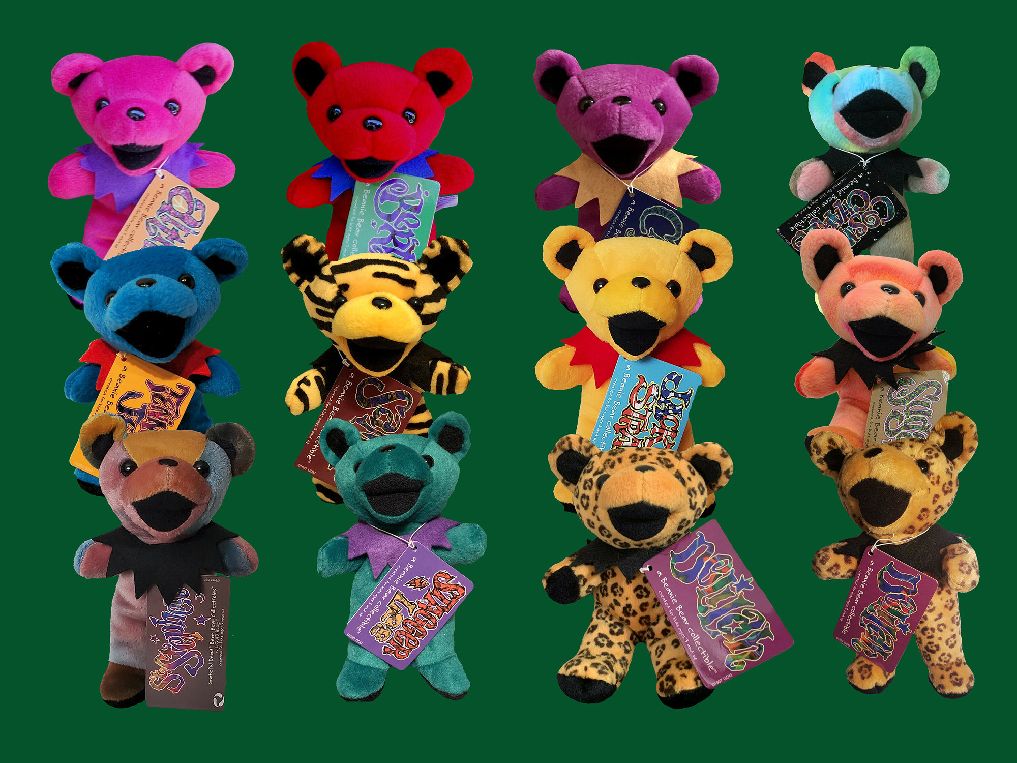 Vintage Series 1 Grateful Dead 7-inch Bears by Liquid Blue - Etsy Vintage Series 1 Grateful Dead 7-inch Bears by Liquid Blue - Etsy