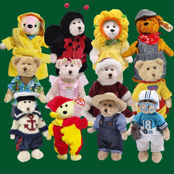 Darling Little Outfits for Ty Beanie Babies and Other Small Animals