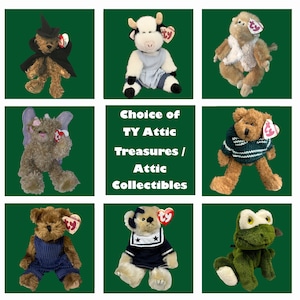 Your Choice of small-sized Ty Attic Treasures / Attic Collectibles Animals Group 2A