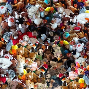 Ty Beanie Babies Lot of 6 - All in Like-new Condition - Etsy