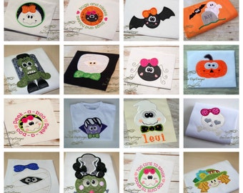 Ultimate Halloween Lovers Applique Design Set - 24 Halloween Applique Designs Included