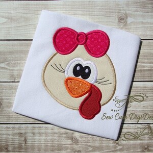 Cute Thanksgiving Turkey Boy & Girl Applique Design Set