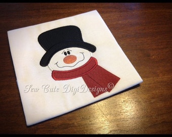 Snowman Applique