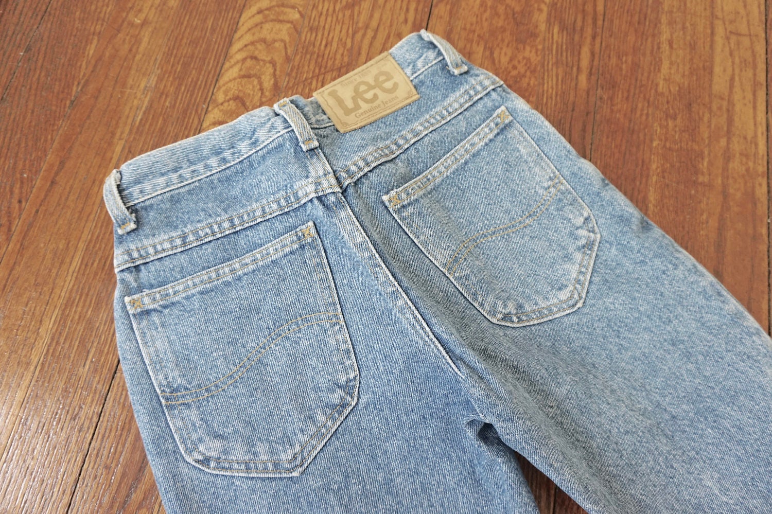 80s Vintage Lee Denim Blue Jeans 