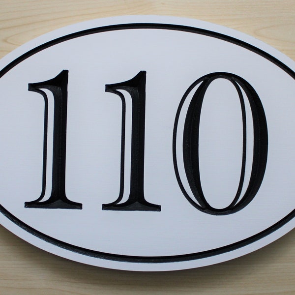 Painted House Number Etsy