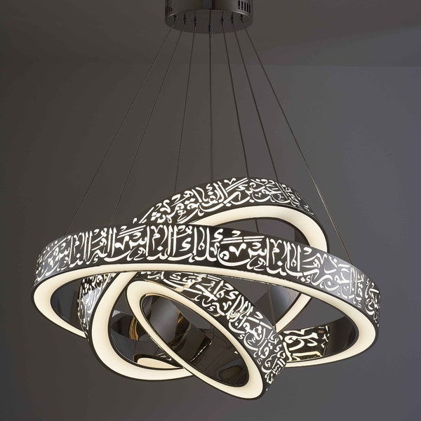 3 Qul LED Ring Chandelier