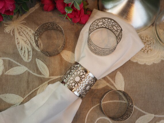 Napkin rings deals etsy