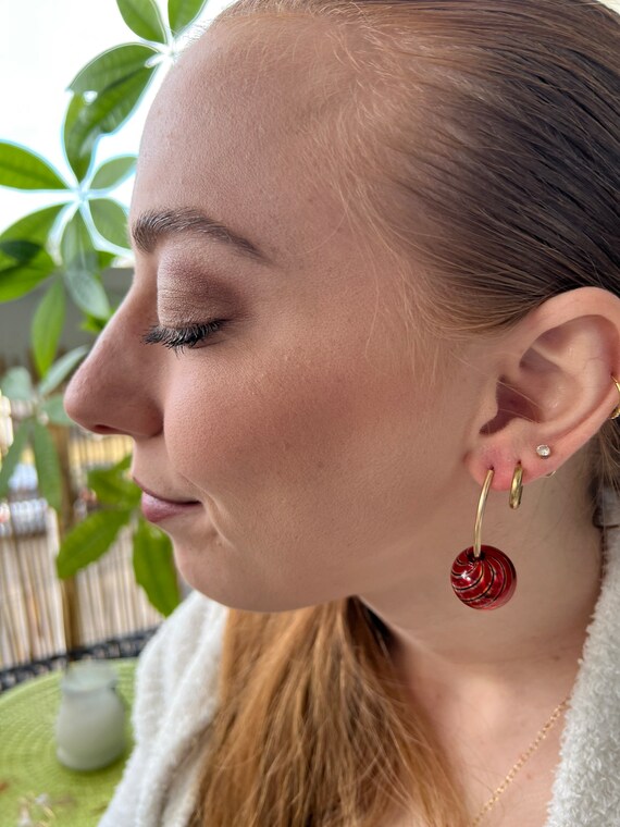 Cherry bomb earrings deals