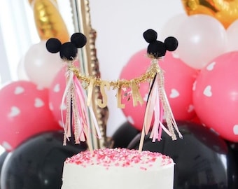 MOUSE EARS // Needle-felt Cake Topper