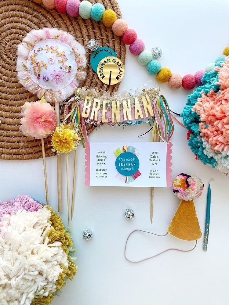 FRINGE CAKE TOPPER // Fancy Free Finery x House of Fete collaboration…