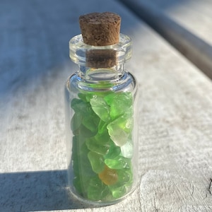 Très petits morceaux de verre de mer (1-3 mm)