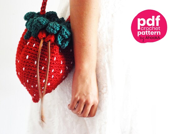 crochet fruit bag
