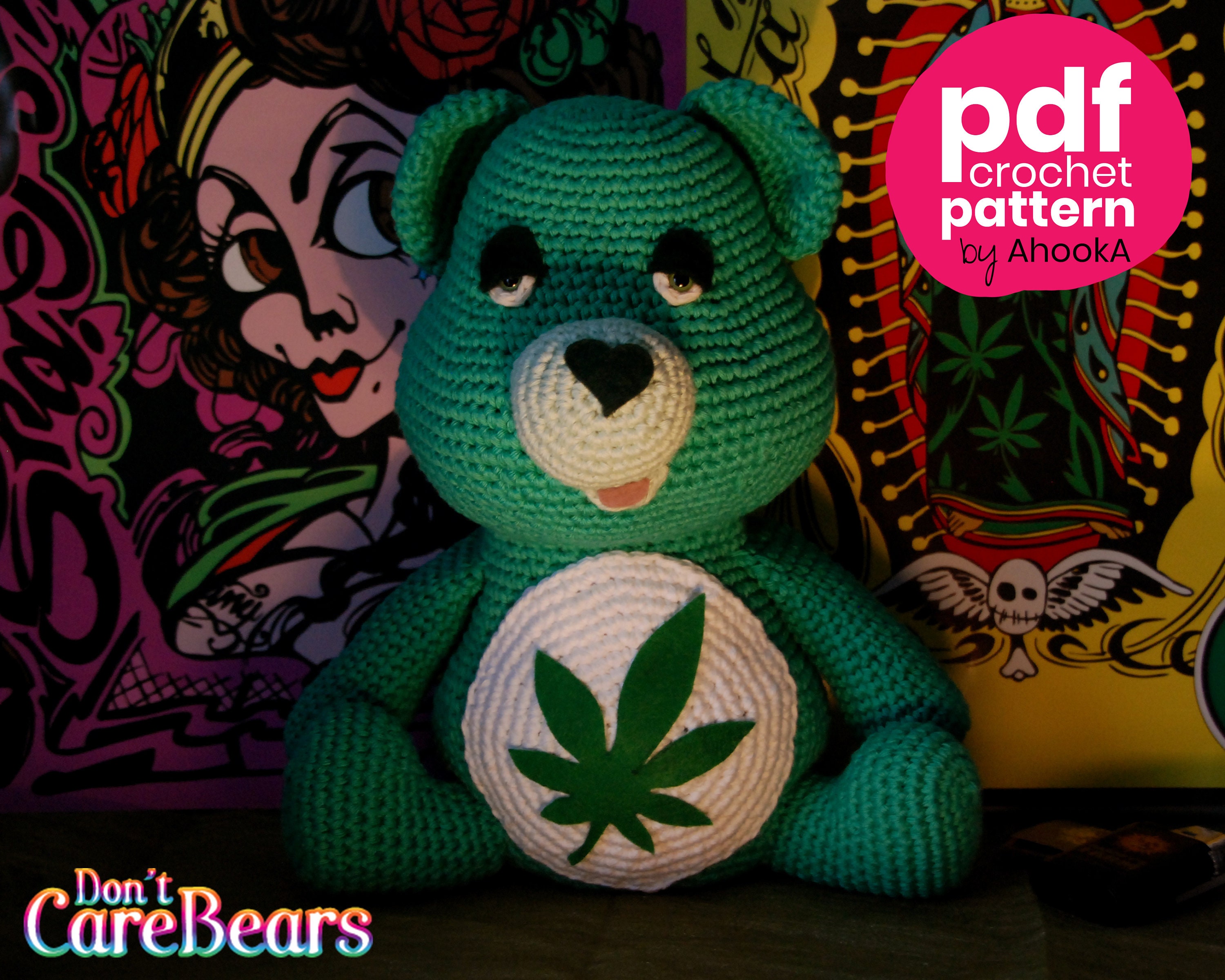 Teddy Bear Keychain Cannabis-Heart – Amsterdam Today