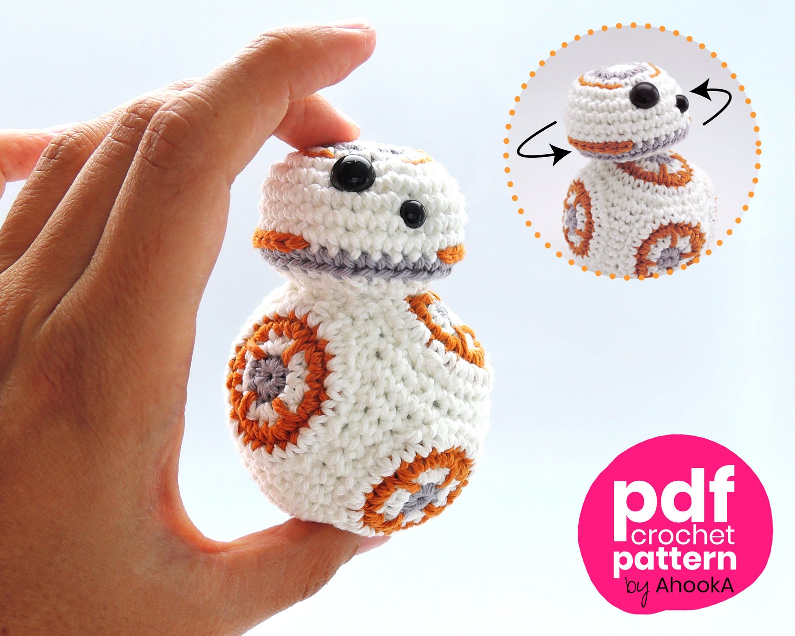 Pdf PATTERN BB8 Droid With Movable Head BB8 Star Wars Etsy