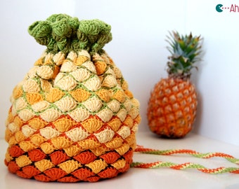 pineapple crochet bolsa free pattern