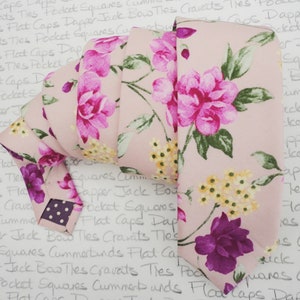 Floral neck tie, wedding tie, ties for men, neck tie