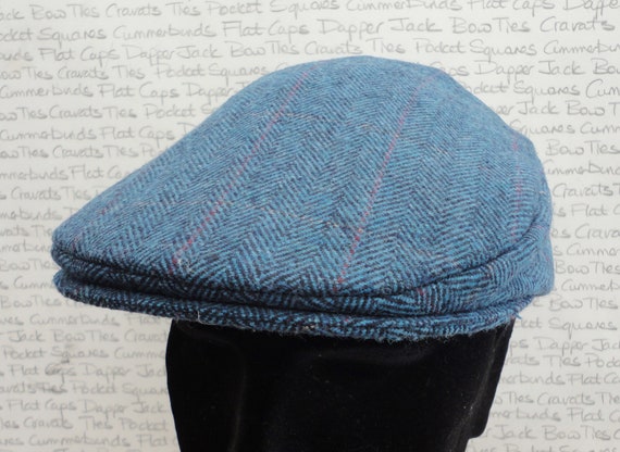 mens herringbone flat cap