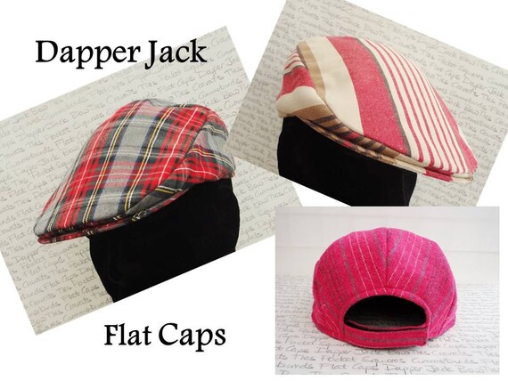 Stripe Flat Cap for Men, Golfing Hat, Driving Hat -  Norway