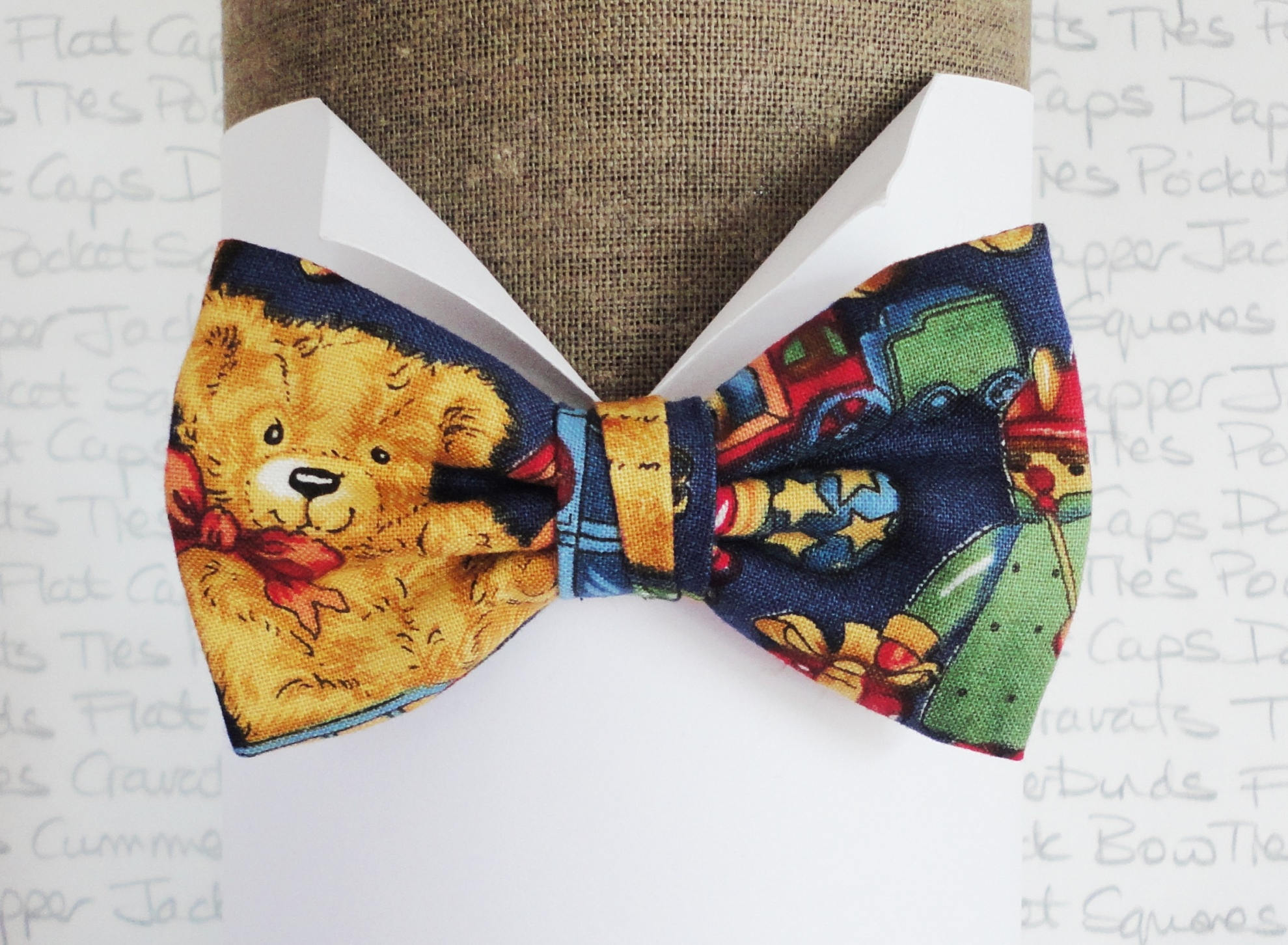 Bow Ties For Boys Boys Bow Ties Teddy Bear Bow Tie Pre Tied Bow Tie