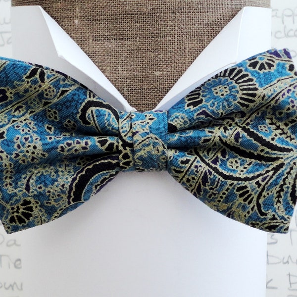 Gold Bow Tie Etsy