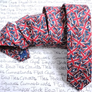 Union Jack Neck Tie, Ties For Men, Skinny Tie