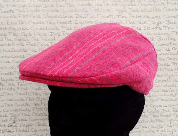pink flat cap