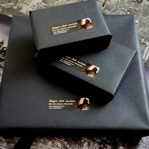 Cummerbund, Bow Tie and Pocket Square Set, Black Silk, Gold silk pocket square image 4