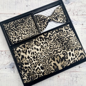 Buikbandset met luipaardprint, perfect voor schoolbals, bruiloften en black tie-evenementen