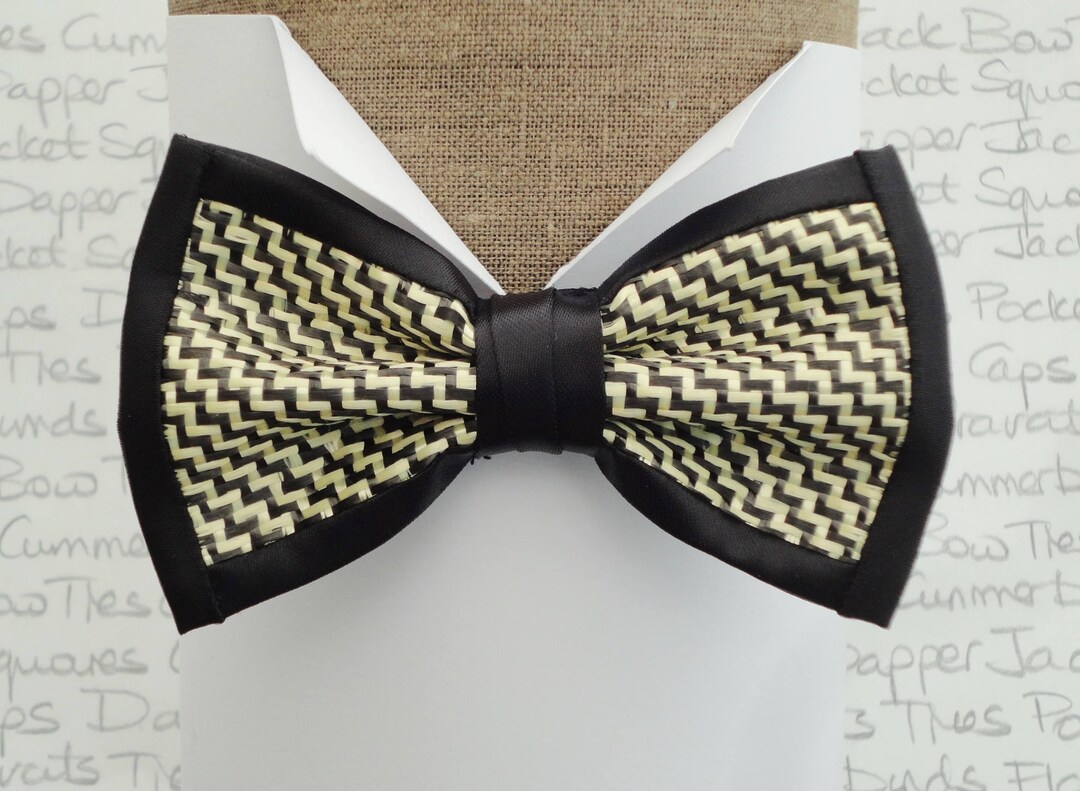 Bow Ties Carbon Fibre and Kevlar Bow Tie on an Adjustable Etsy