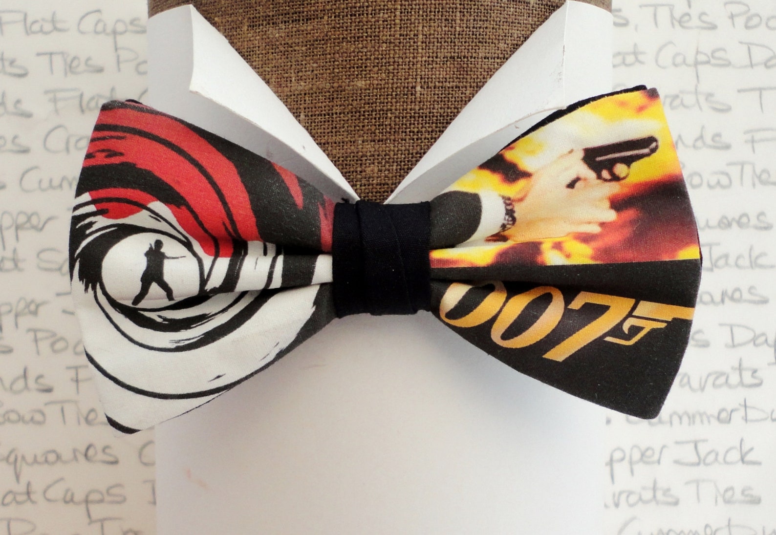 James Bond Bow Tie Bow Ties for Men Men's Bow Ties Man Etsy UK