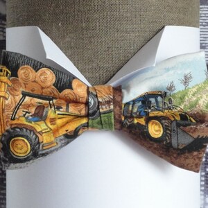 Digger and Fork Lift Pre Tied Bow Tie