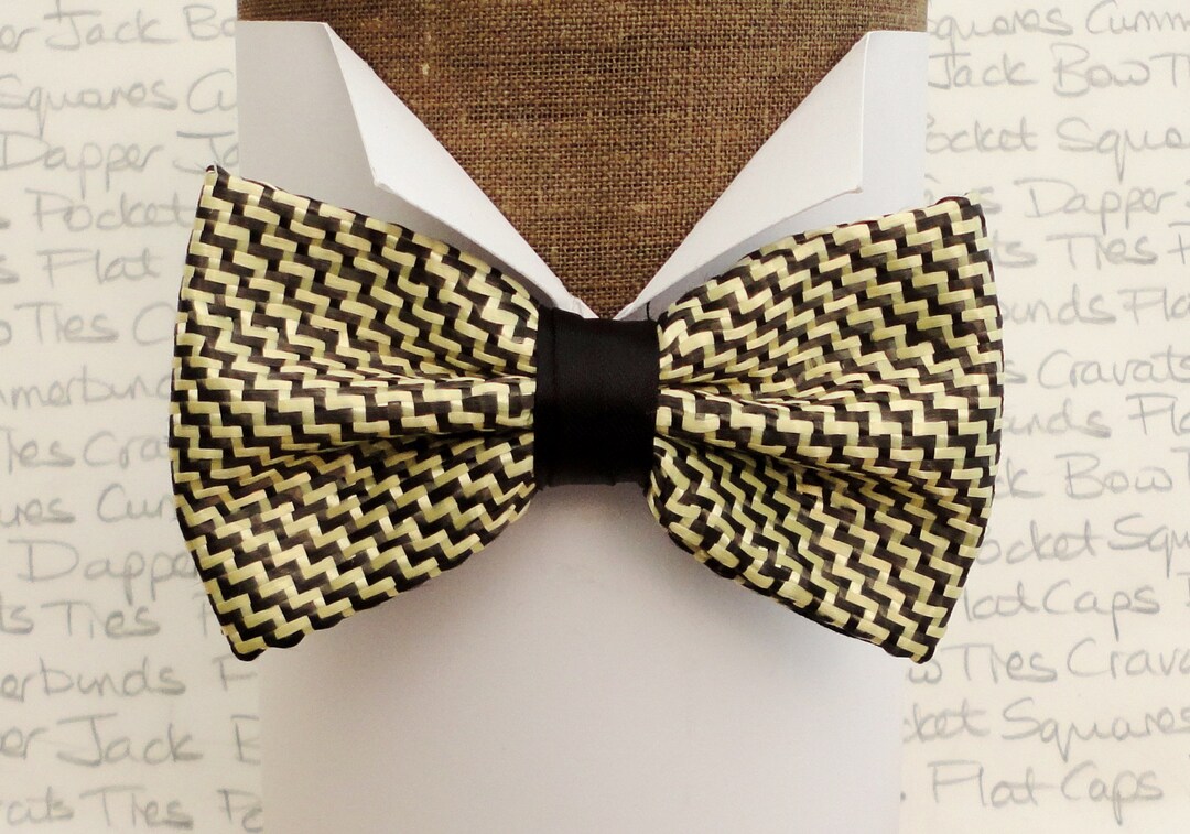 Carbon Fibre and Kevlar Bow Tie, Bow Ties for Men Etsy