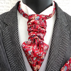 Scrunchie Hochzeit Krawatte, Burgunderrote Krawatte, Krawatten Für Männer
